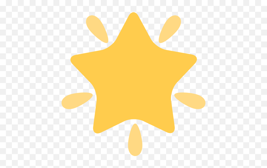 Glowing Star Emoji For Facebook Email Sms - Twitter Star Emoji Png,Star Emojis