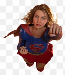 Supergirl Clipart Transparent - Superwoman Transparent Png Emoji,Supergirl Emoji