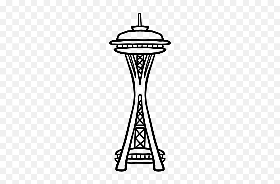 Space Needle Png Picture - Space Needle Style Drawing Emoji,Space Needle Emoji