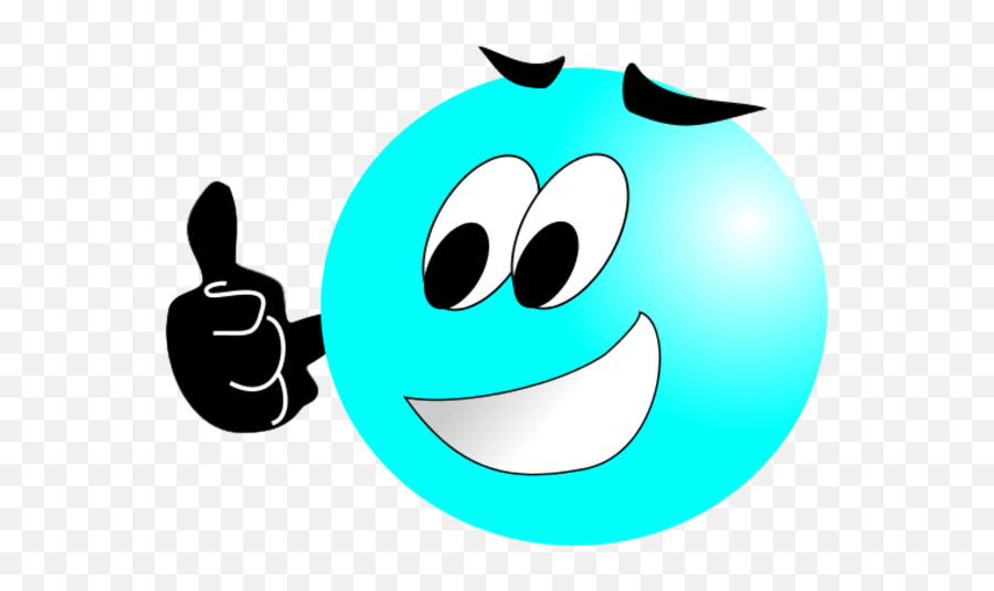 Smiley Face Thumbs Up Animation - Blue Smiley Face Png Emoji,Squiggly Mouth Emoji