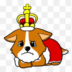 Royal Corgis Emoji Stickers - Clip Art,Royal Emoji