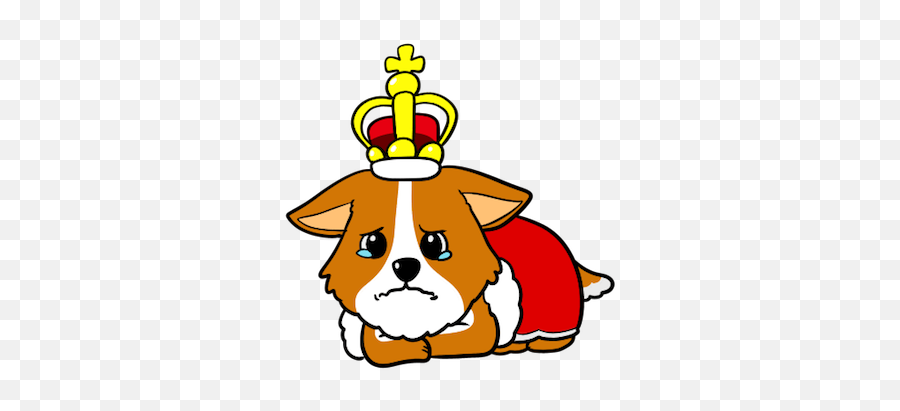 Royal Corgis Emoji Stickers - Clip Art,Royal Emoji