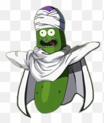 Piccolo Dragonball Pepinillo - Pickle Rick Dank Meme Emoji,Asparagus Emoji
