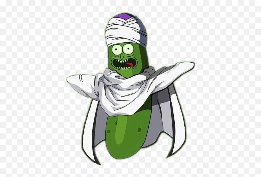 Piccolo Dragonball Pepinillo - Pickle Rick Dank Meme Emoji,Asparagus Emoji