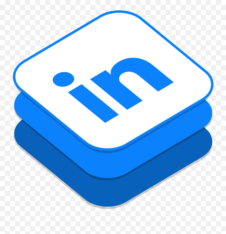 Linkedin Icon - Linkedin Logo Isometric Emoji,Emoji Ios8