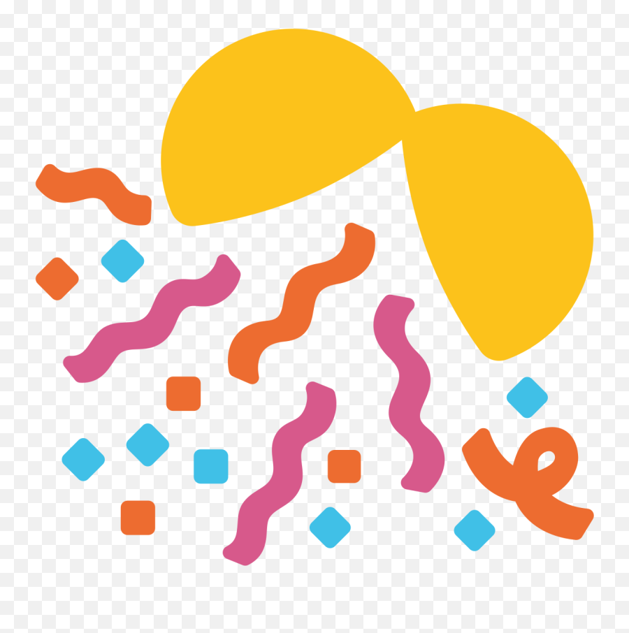 Emoji U1f38a - Confetti Emoji Transparent,Celebration Emoji