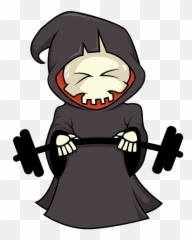 Skull Gym Funny - Dibujos De Gimnasio Gracioso Emoji,Eggplant Emoji Hat