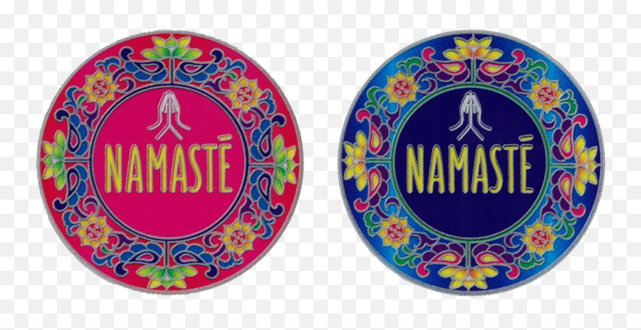 Window Sticker Decal - Imagenes De Mandalas Namaste Emoji,Namaste Emoticon