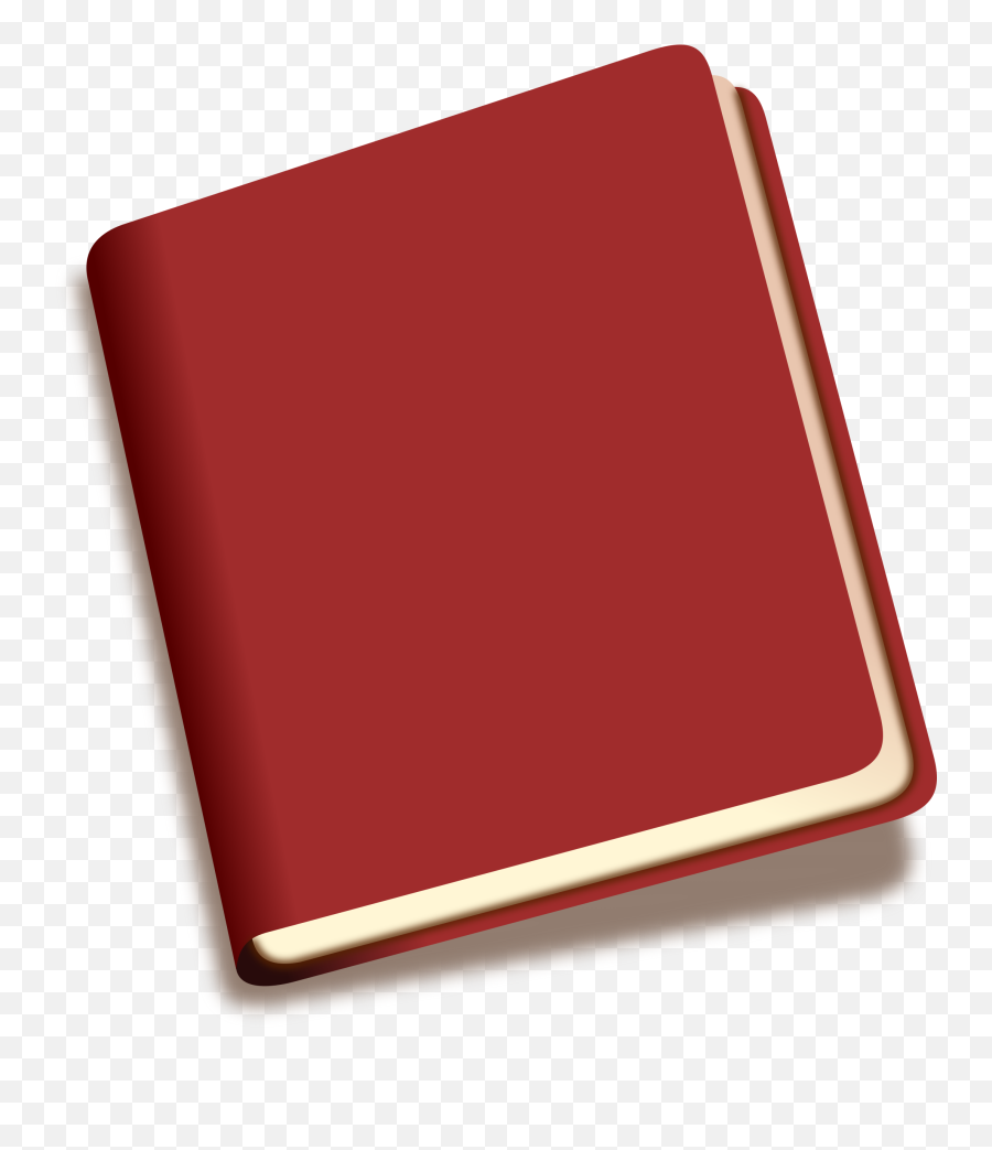 Red Book Icon Vector Clipart Image - Thin Book Clipart Emoji,Star Fist Emoji