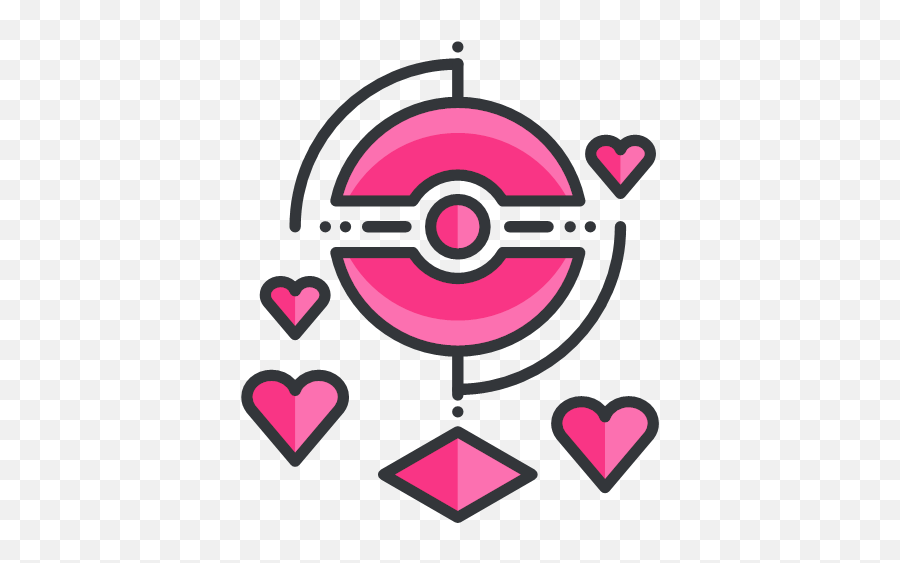 Love Pokemon Virtual Reality Icon Emoji,Pokeball Emoticon