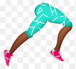 Marathon Emoji - Running Legs Emoji,Runner Emoji