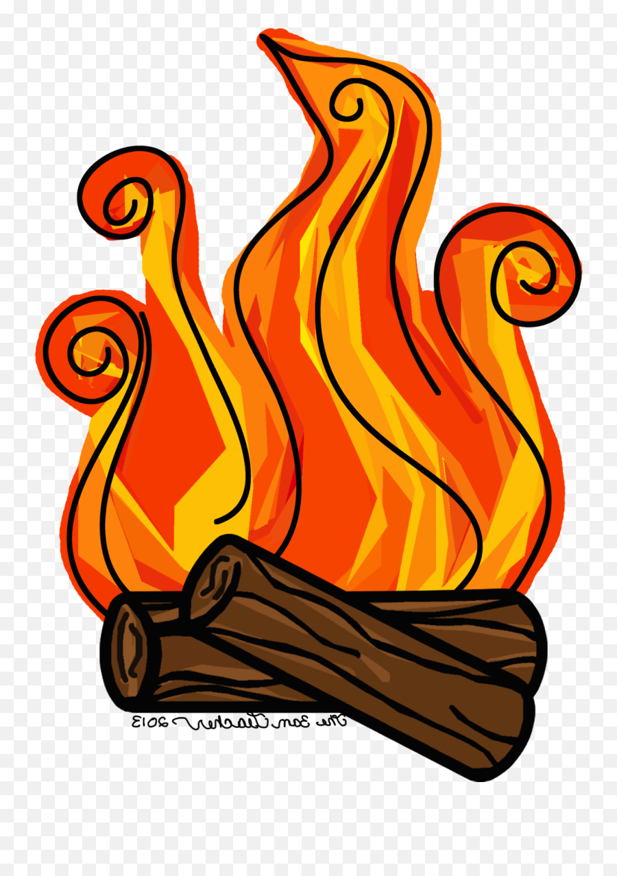 Clip Art Freeuse Emoji Cliparthot Of On - Clip Art Fire Log,Campfire Emoji