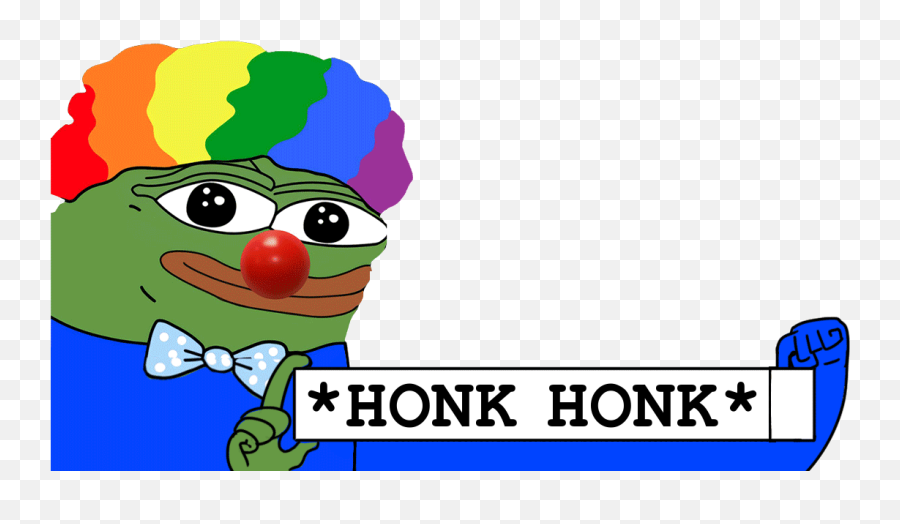 Go Visit - Clown Pepe Honk Honk Emoji,Praying Emoji High Five