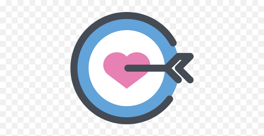 Cupid Target Icon - Free Download Png And Vector Correct Icon Emoji,Target Emoji