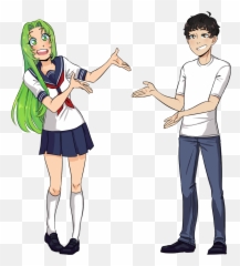 yandere simulator png - Sassyinkyu Midori Gurin X Yandere Dev Emoji