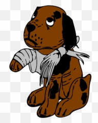 Injured Animal Clipart - Abuse Art Emoji