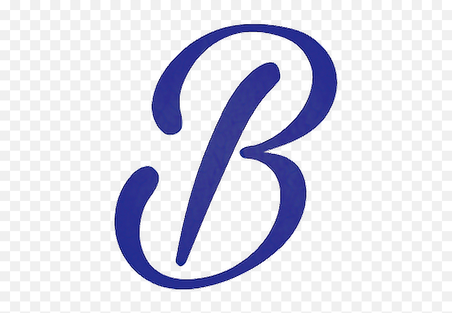 Letter B Fonts Initials Monogram Fre - Stencil Emoji,B Letter Emoji