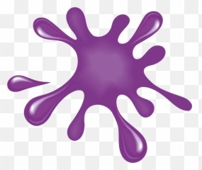 Purple Splat Clipart - Purple Paint Splatter Clip Art Emoji,Splat Emoji
