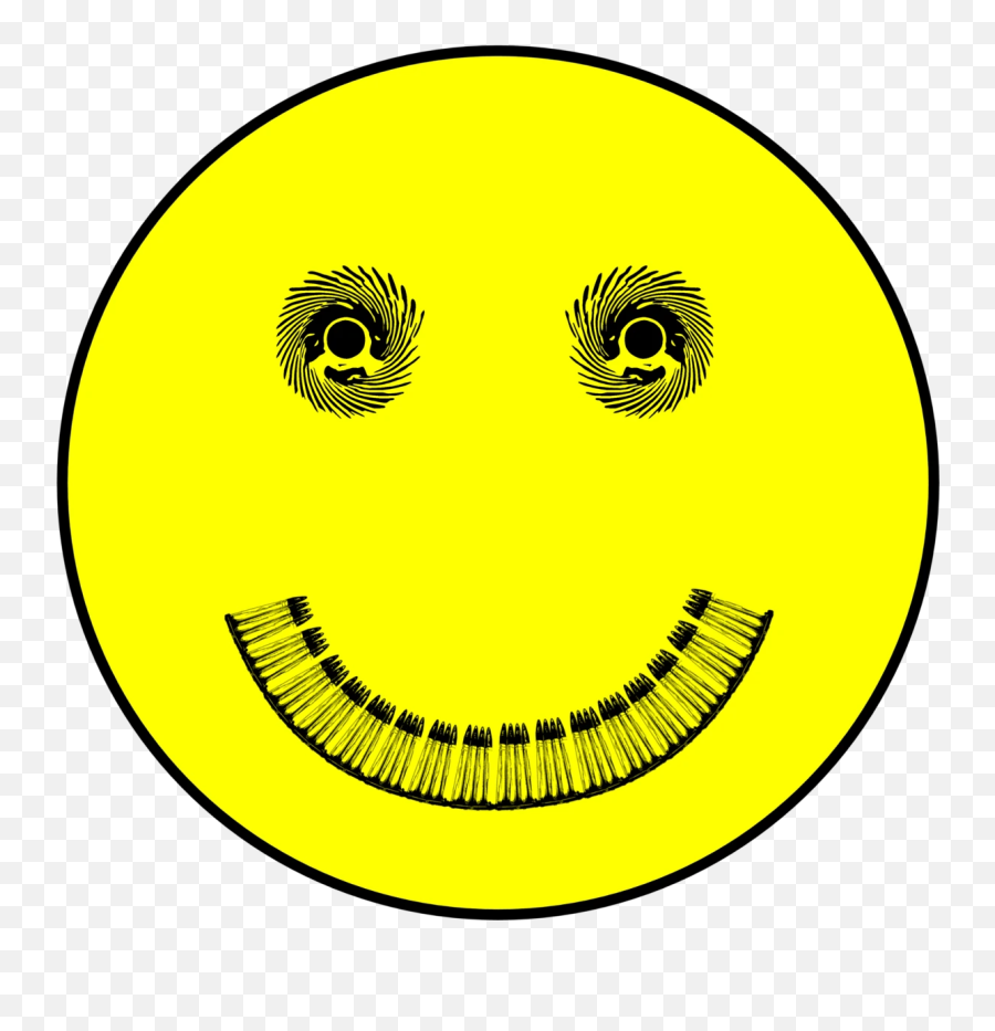 40mm Clip Smiley Short Sleeve T - Smiley Emoji,Emoticon Shirt