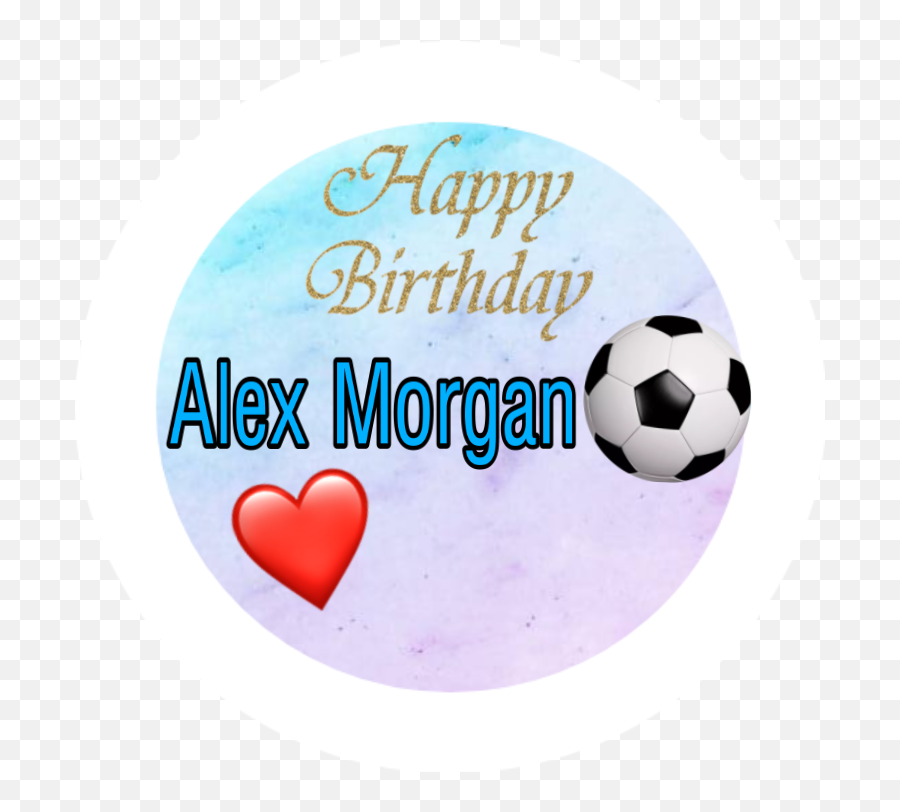 Happybirthday Alexmorgan Soccer Sticker Emoji,Soccer Goal Emoji