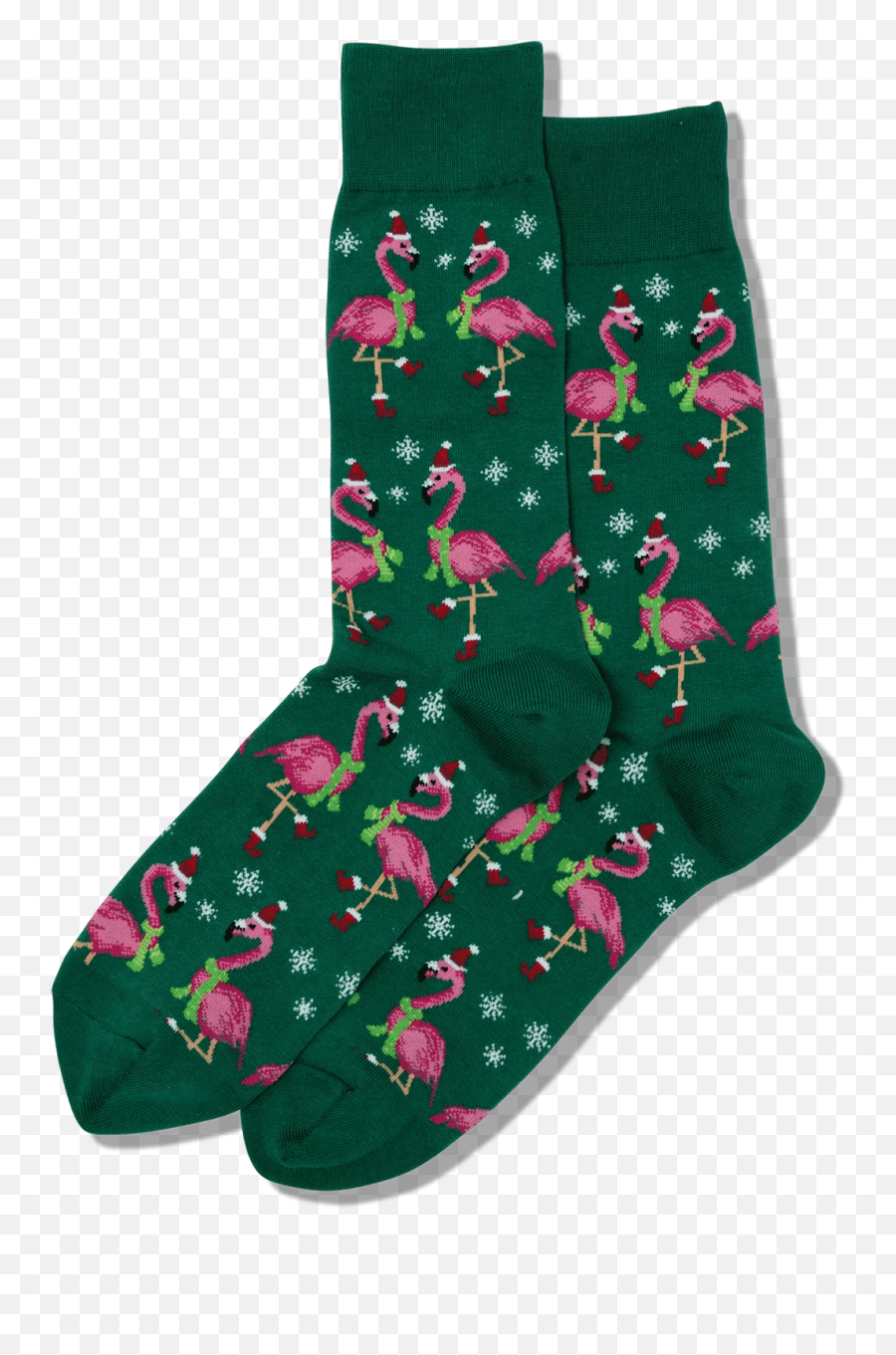 Menu0027s Santa Flamingos Crew Socks U2013 Hotsox - For Holiday Emoji,Flamingo Emoji