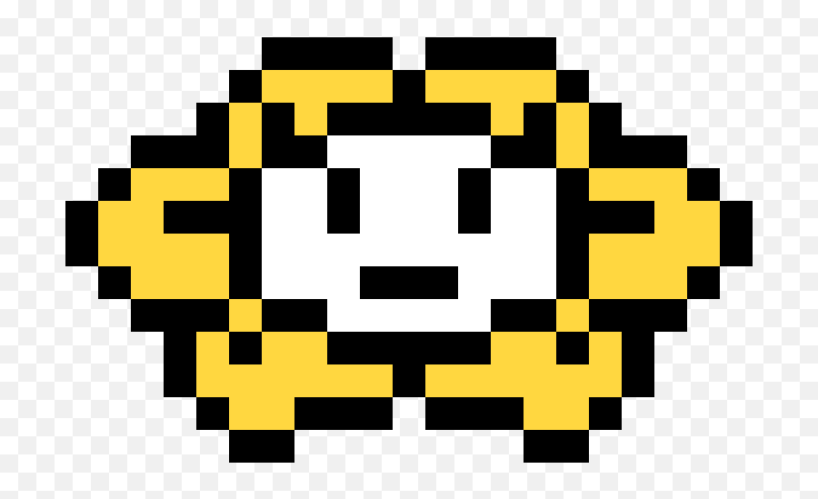 Yellow Speech Bubble Png - Bts Pixel Speech Bubble Png Undertale Flowey Pixel Art Emoji,Thought Bubble Emoji