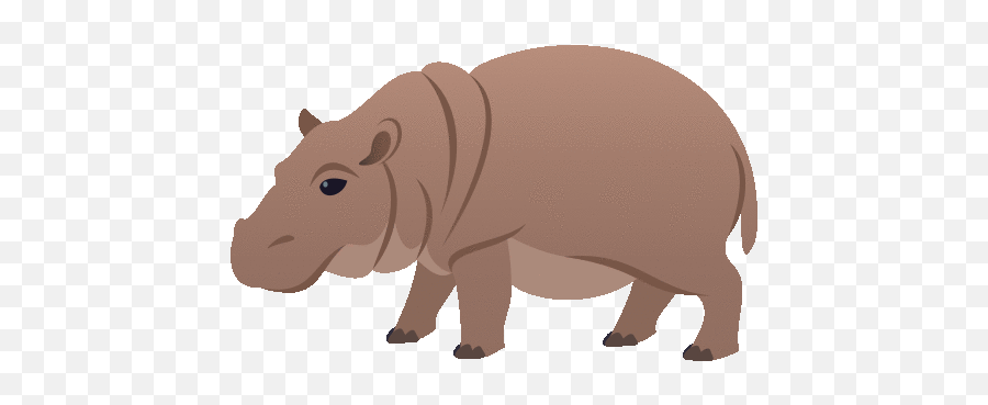 Hippopotamus Nature Gif - Big Emoji,Hippo Emoji