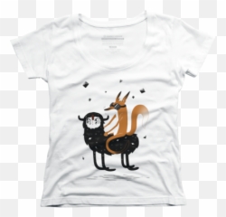 Monster Womens Scoop Neck T - Dachshund Shirt Emoji