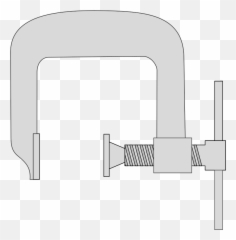 Clamp Clipart Clamp Screw Tool Clipart - Herramientas De Sujecion Png Emoji,Screw Emoji