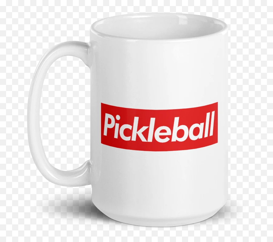 Supreme Pickleball Coffee Mug Pickleball It Lifestyle Gift - Serveware Emoji,Supreme Emoji