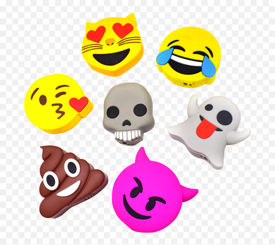 Power Bank Emoji 2600 Mah Varias - Happy,Emoji Bank