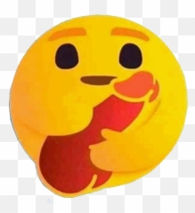 Facebook care reaction meme Sticker by Shaaz - Care Reaction Meme Emoji