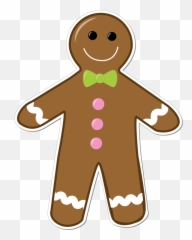 Gingerbread Man Clipart 2 - Gingerbread Man Clip Art Emoji,Gingerbread Emoji
