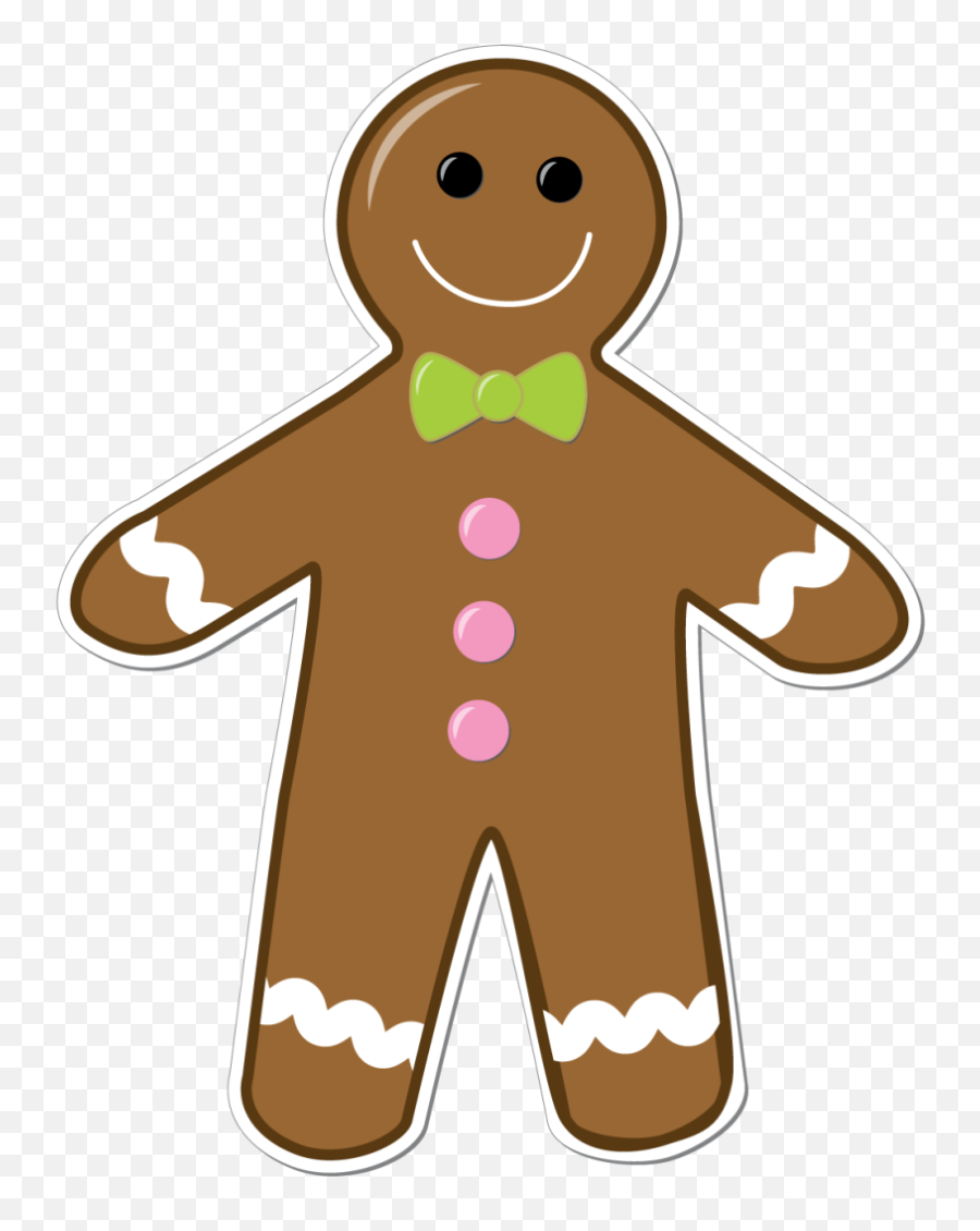 Gingerbread Man Clipart 2 - Gingerbread Man Clip Art Emoji,Gingerbread Emoji