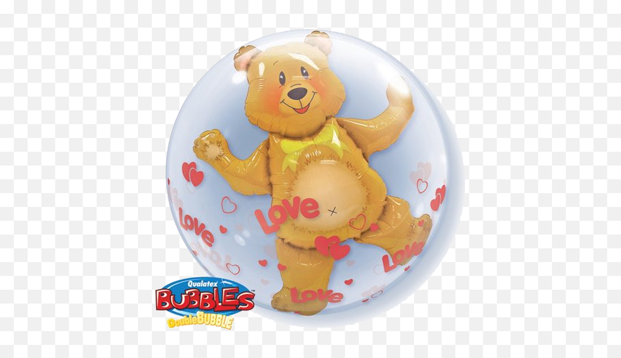 24 Bubble In Love Balloon Bubble Valentines Day - Qualatex Bubbles Emoji,Emoji Valentines Cards