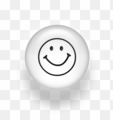 Smiley Face Black And White Happy Icon Icons Etc - Yellow Emoji