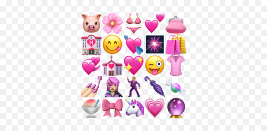 190 Images About Emojis On We Heart It See More - Happy,Pink Heart Emoticon