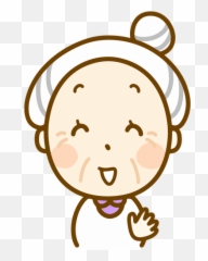 Laughing Old Woman - Cute Old Lady Clipart Emoji,Laughing Emoji Facebook