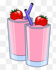 Strawberry Smoothie Vector Clipart Image - Smoothies Clip Art Emoji,Eiffel Tower Emoji