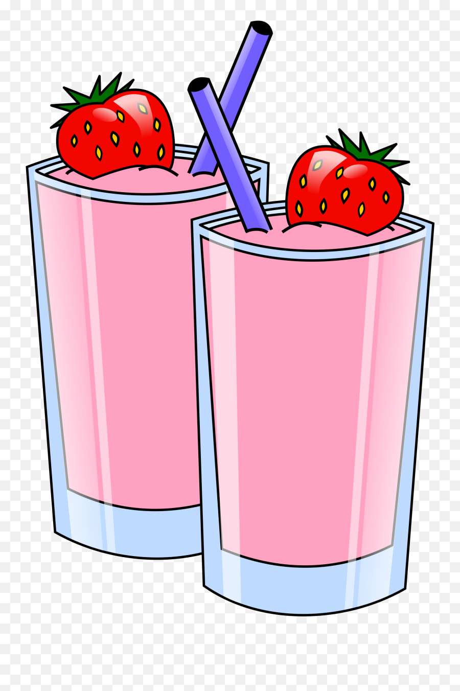 Strawberry Smoothie Vector Clipart Image - Smoothies Clip Art Emoji,Eiffel Tower Emoji