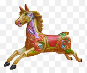 Horse Carousel Carouselhorse Art Vintage - Merry Go Round Horse Transparent Emoji,Carousel Emoji