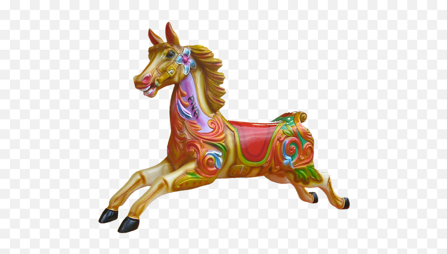 Horse Carousel Carouselhorse Art Vintage - Merry Go Round Horse Transparent Emoji,Carousel Emoji