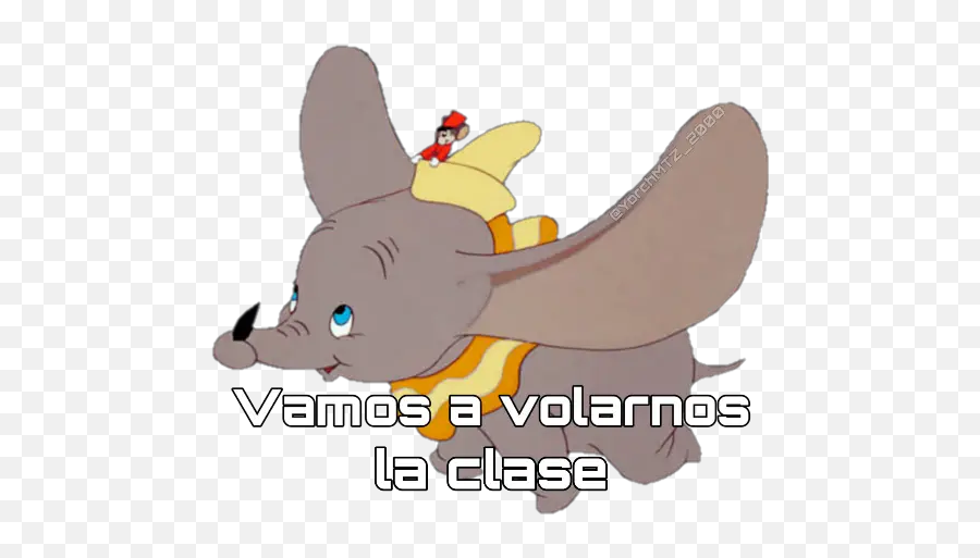 Dumbo Stickers For Whatsapp - Dumbo Disney Emoji,Armadillo Emoji