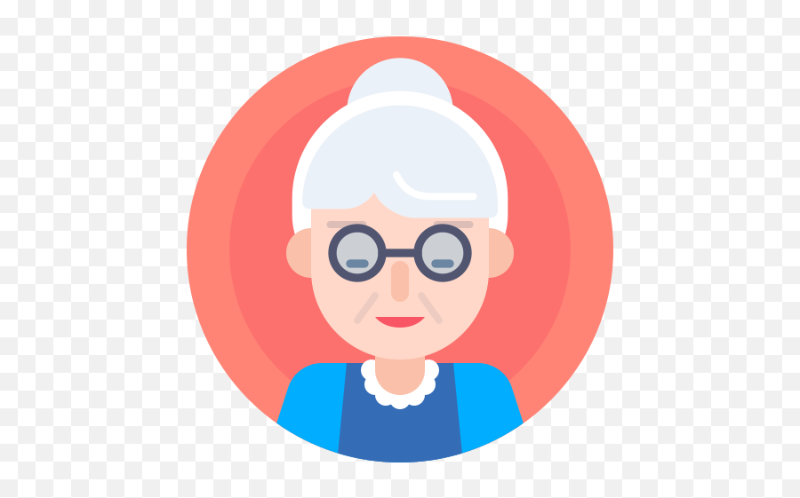 Avatar Elderly Grandma Nanny Free - Grandma Icon Emoji,Xmas Emoticons