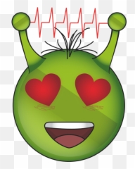 Alien Face Emoji Png Transparent Png Mart - Can You Solve This If At 4,Lip Emoji