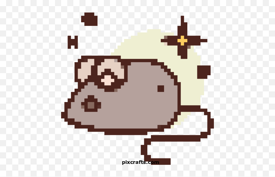 Rat - Printable Pixel Art Clip Art Emoji,Rat Emoticon