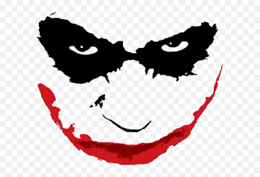 Joker Smile Transparent Png - Joker Face Transparent Png Emoji,Joker Card Emoji
