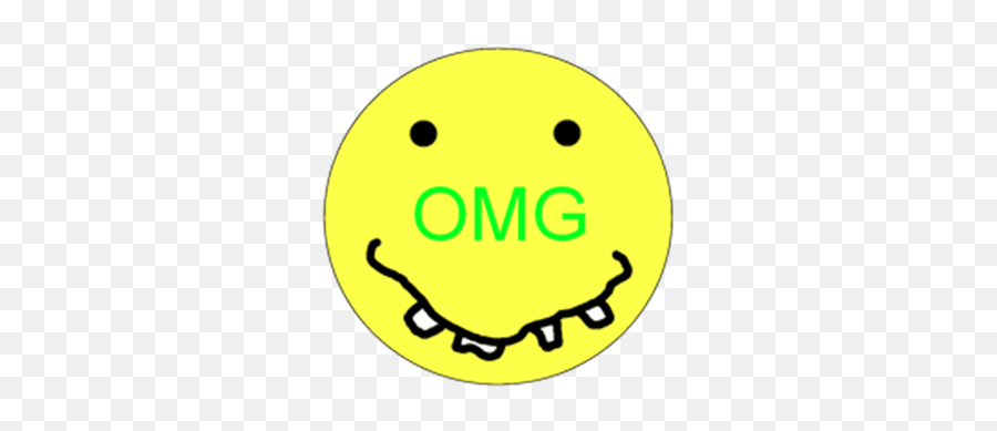Creepy Smiley Face - Circle Emoji,Creepy Emoticon