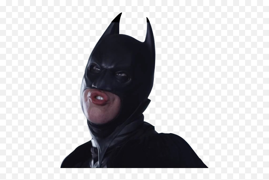 A Cutout - Batman Funny Face Png Clipart Large Size Png Funny Cut Out Png Emoji,Batman Emoji Download