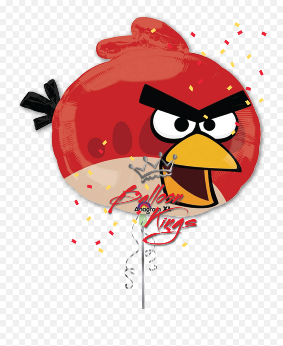 Download Angry Birds Red Bird - Make Angry Birds Balloon Emoji,Red Bird Emoji